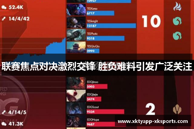 联赛焦点对决激烈交锋 胜负难料引发广泛关注